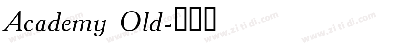 Academy Old字体转换